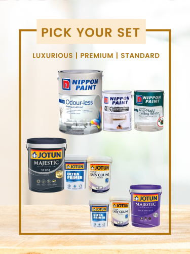 Shop our exclusive paint bundle deals from Nippon Paint and Jotun Paint. Best for home makeovers.